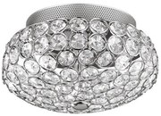 Aplica, Plafonier cristal Venezian diam 25,5cm KING PL3 CROMO 075389