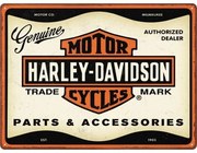 Placă metalică Harley Davidson - parts and accessori