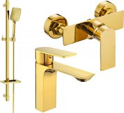 Mexen Alexa DQ62 set de duș, auriu - 71204DQ62-50