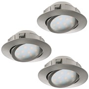 Eglo 95853 - SET 3x Corp de iluminat LED tavan fals PINEDA 1xLED/4,9W/230V