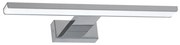 Aplica LED de perete pentru baie SHINE, 7W/230V, 30 cm, IP44, crom lucios