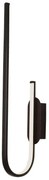 Aplica de perete LED design modern Lora negru