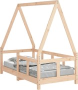 vidaXL Cadru de pat pentru copii, 70x140 cm, lemn masiv de pin
