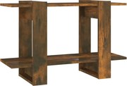 vidaXL Bibliotecă/Separator cameră, stejar fumuriu, 80x30x51 cm