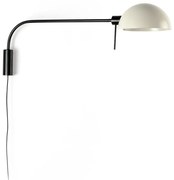 Aplica de perete metal stil industrial DOMINICA XL negru/bej