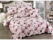 Cuvertura bumbac 100%, 5 piese, pat 2 persoane, 230x250 cm, CB230