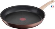Tigaie Tefal Eco-Respect G2540602, 28 cm, Strat antiaderent din titan, Thermo-Fusion, Thermo-Signal, Inductie, Bronz/Maro