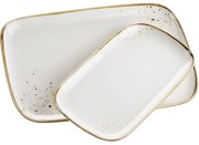 Mäser Set de 2 tăvi Pintar White cu puncte maro