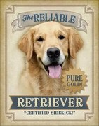 Placă metalică Reliable Retriever