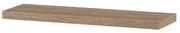 Etajeră de perete din stejar sonoma,  80 x 24 x 4 cm