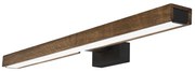 Aplică LED pentru oglindă de baie Brilagi WOODY MIRROR LED/12W/230V IP44 stejar/negru