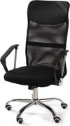Scaun de birou negru tapițat Arco – Bonami Essentials