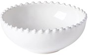 Bol din gresie ceramică Costa Nova Pearl, ⌀ 15 cm, alb