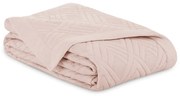 Cuvertura de pat matlasata, Ophelia, densitate 70 g/mp,  240 x 260 cm, Roz pudra