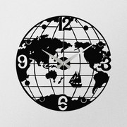 Ceas de perete World S018 Black, 48 x 48 cm