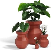 Ghiveci plante design decorativ modern exterior/interior ORIGAMI Yuri 79x79x120cm