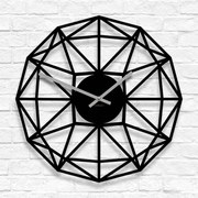 DUBLEZ | Ceas de perete industrial - Geometric Infinity