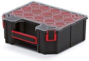 Organizator servieta 28,4 × 24,3 × 10,5 cm, cutii, negru