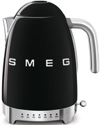 Ceainic electric 50's Retro Style 1,7l negru, indicator LED - SMEG