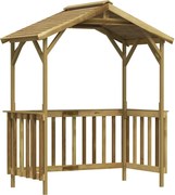 vidaXL Șopron pentru grătar, 163,5x93x210 cm, lemn de pin tratat
