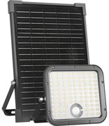 Proiector LED solar de exterior cu senzor LED/30W/6,4V IP65 3000/4000K