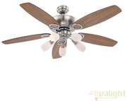 Lustra Ventilator cu palete ventilatie in doua culori JERRY 0337 GL
