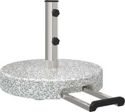 vidaXL Bază pentru umbrelă Gri Ø 45 x 37.5 cm Granit