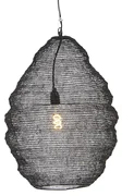 Lampă suspendată orientală neagră 45 cm - Nidum L