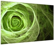 Tablou - Abstract Rose Green (90x60 cm)