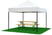 Cort pavilion pliabil 3x3 alb  SQ LITE