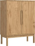 vidaXL Bufet FLORO Maroniu cerat 70 x 30 x 70,5 cm Lemn de pin masiv