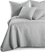 Cuvertură gri deschis din janilie 220x240 cm Talo – Filumi