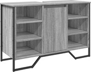 vidaXL Dulap chiuvetă baie, gri sonoma, 91x35x60 cm, lemn prelucrat