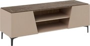 Comodă TV lemn masiv Fidia, 177,6 × 52 × 60,5 cm