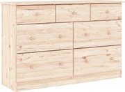 vidaXL Comodă cu sertare ALTA, 112x35x73 cm, lemn masiv de pin