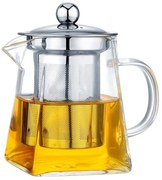 Ceainic 950 ml CLARK, sticla borosilicata cu infuzor si capac metalic