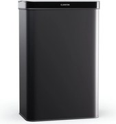 Klarstein Coș de gunoi fără atingere, cu senzor, 60 l, din oțel inoxidabil, închidere ușoară, cu baterii, afișaj LED, temporizator