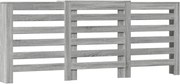 vidaXL Mască pentru calorifer sonoma gri 205x21,5x83,5 cm lemn