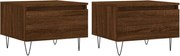 vidaXL Mese de cafea 2 buc. stejar maro 50x46x35 cm lemn compozit