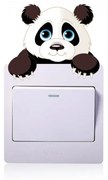 Sticker intrerupator panda 9 x 10 cm