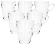 Florina Set de căni de sticlă Iris 300 ml, 6 buc