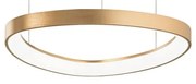 Lustra LED suspendata design circular GEMINI SP D042 OTTONE