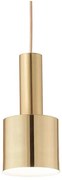 Lustră pe cablu Ideal Lux HOLLY 1xE27/60W/230V d. 12 cm alamă