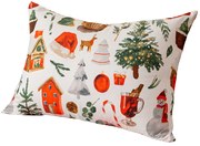 Husa de perna decorativa FESTIVE MAGIC 50x70 cm, alba