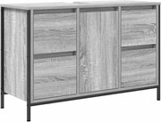 vidaXL Dulap pentru chiuvetă cu sertare Gri Sonoma 90x34,5x60 cm