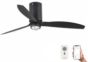 Ventilator LED de tavan FARO 32043WP-10 MINI TUBE FAN M 16W/230V d. 128 cm SMART + telecomandă