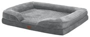 Juskys Pat pentru caini Sheena XL 105 x 82 cm - gri