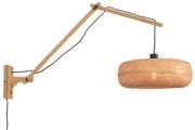 Aplica cu brat articulat din bambus PALAWAN L natur 40x15cm