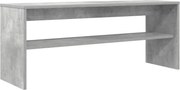 vidaXL Cabinet TV Gri din beton 100 x 30 x 40 cm Lemn compozit