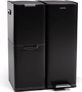 Klarstein Tiyo 3 în 1, coș de gunoi, 60 litri, coș detașabil, închidere ușoară